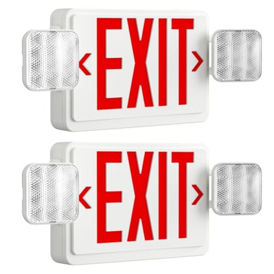 LED Exit Sign with Emergency L - Emergency Exit Sign ulasan dan harga