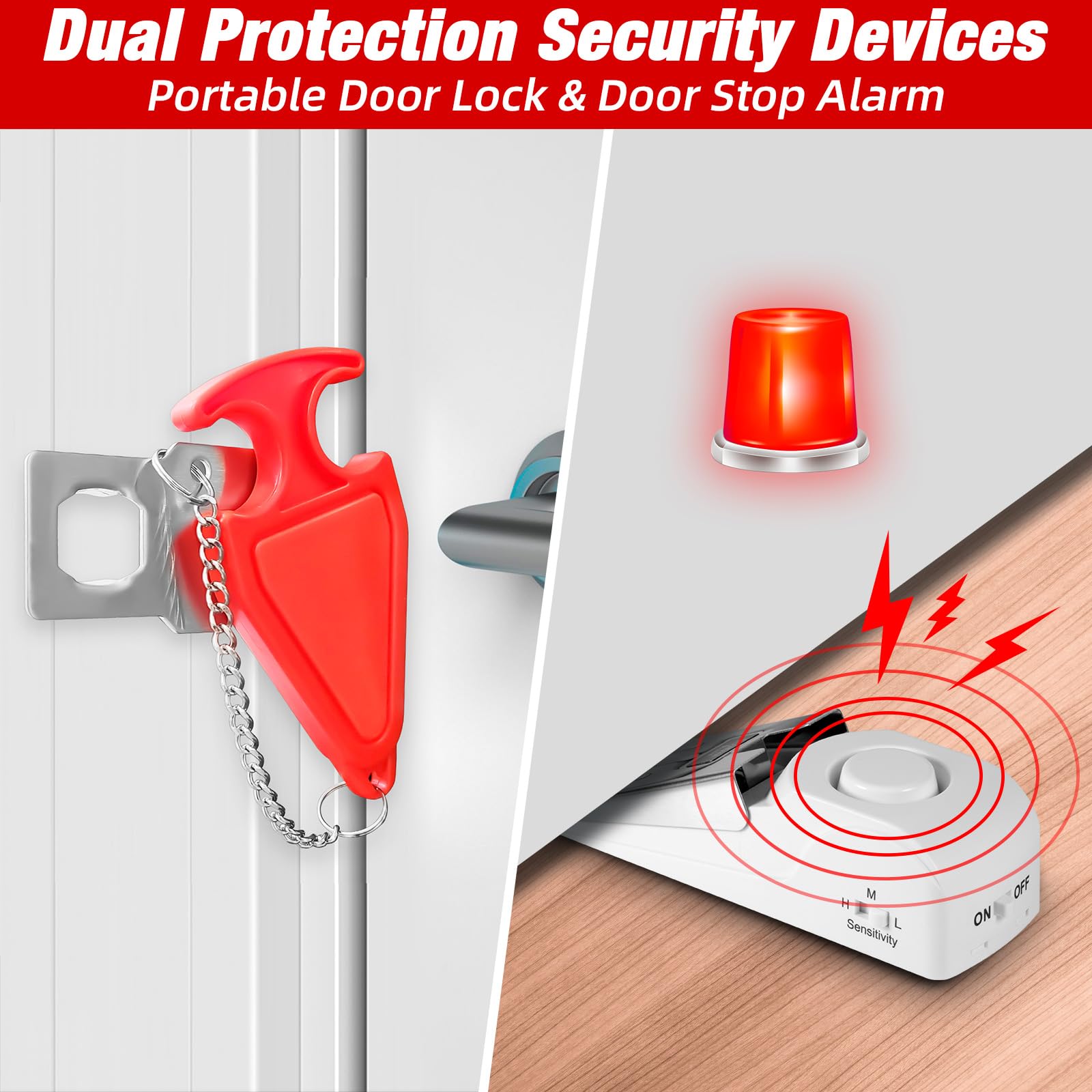 Portable Door Stop Alarm Trave - Door Stop Alarm ulasan dan harga