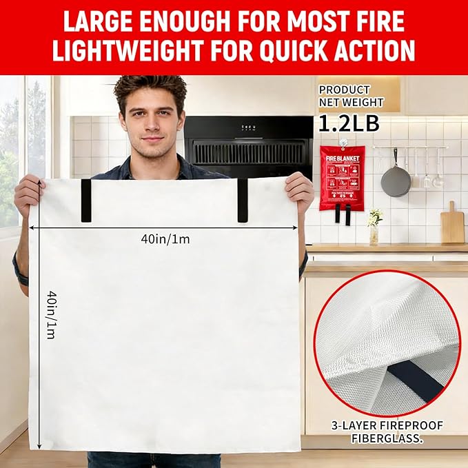 TANAN 2026 Latest Emergency Fi - Fire Blanket Kitchen ulasan dan harga