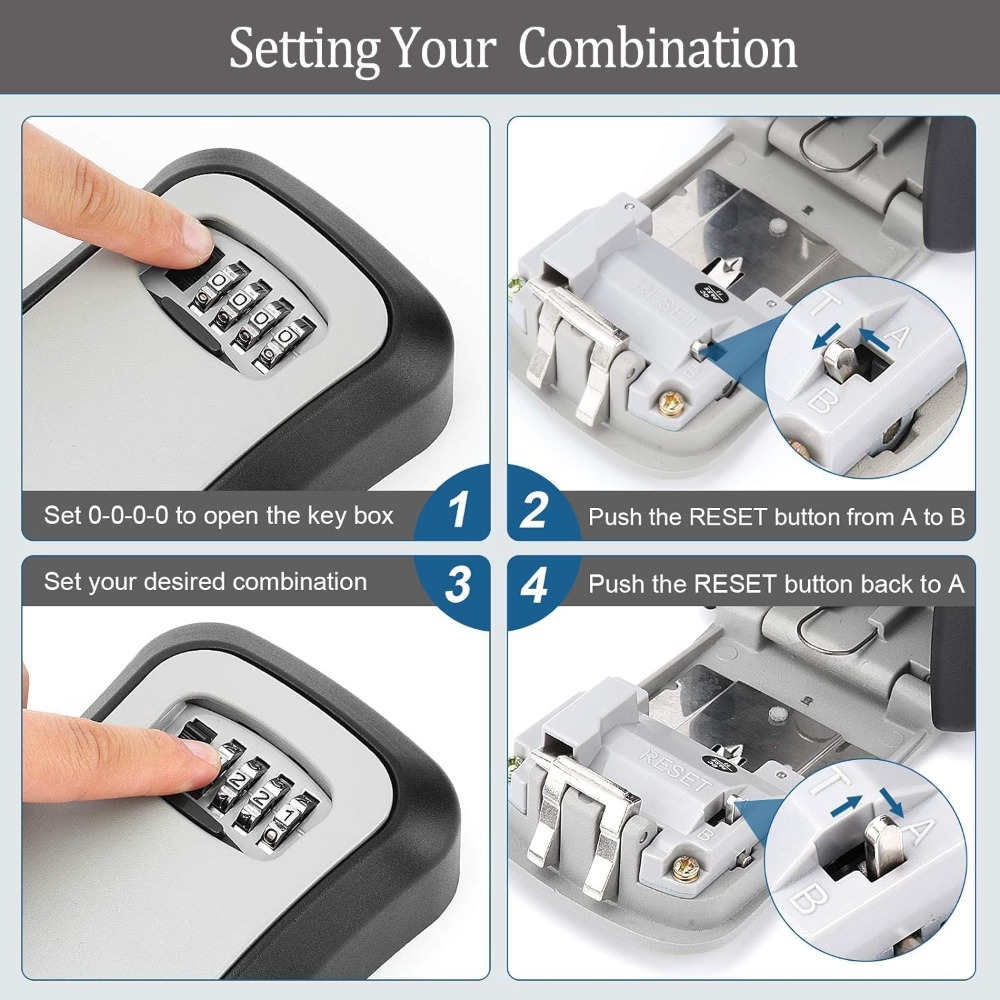 Key Safe Wall Mounted Waterpro - Lockbox Key Secure ulasan dan harga