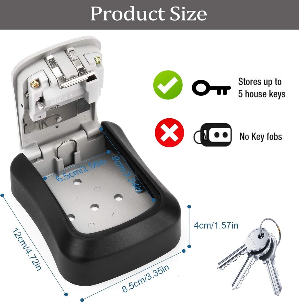 Key Safe Wall Mounted Waterpro - Lockbox Key Secure ulasan dan harga