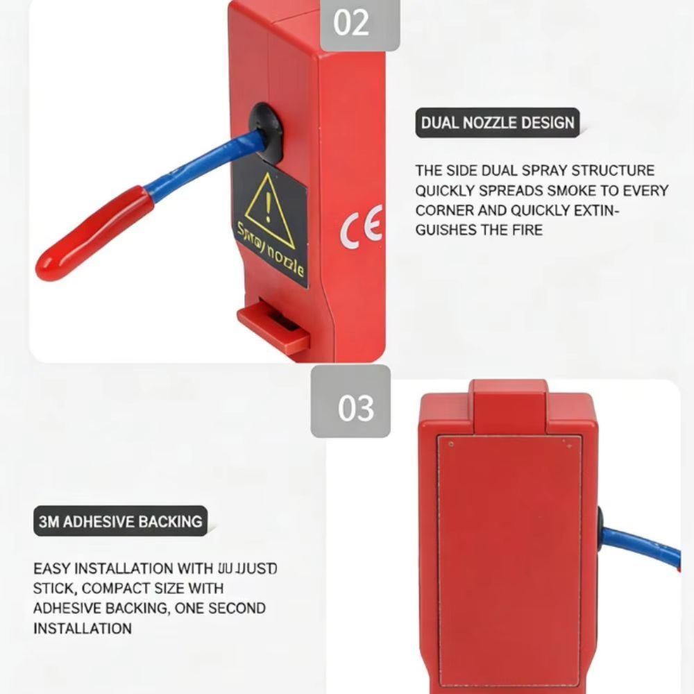 Dual-Line Design Flame Retarda - Fire Extinguisher Small ulasan dan harga