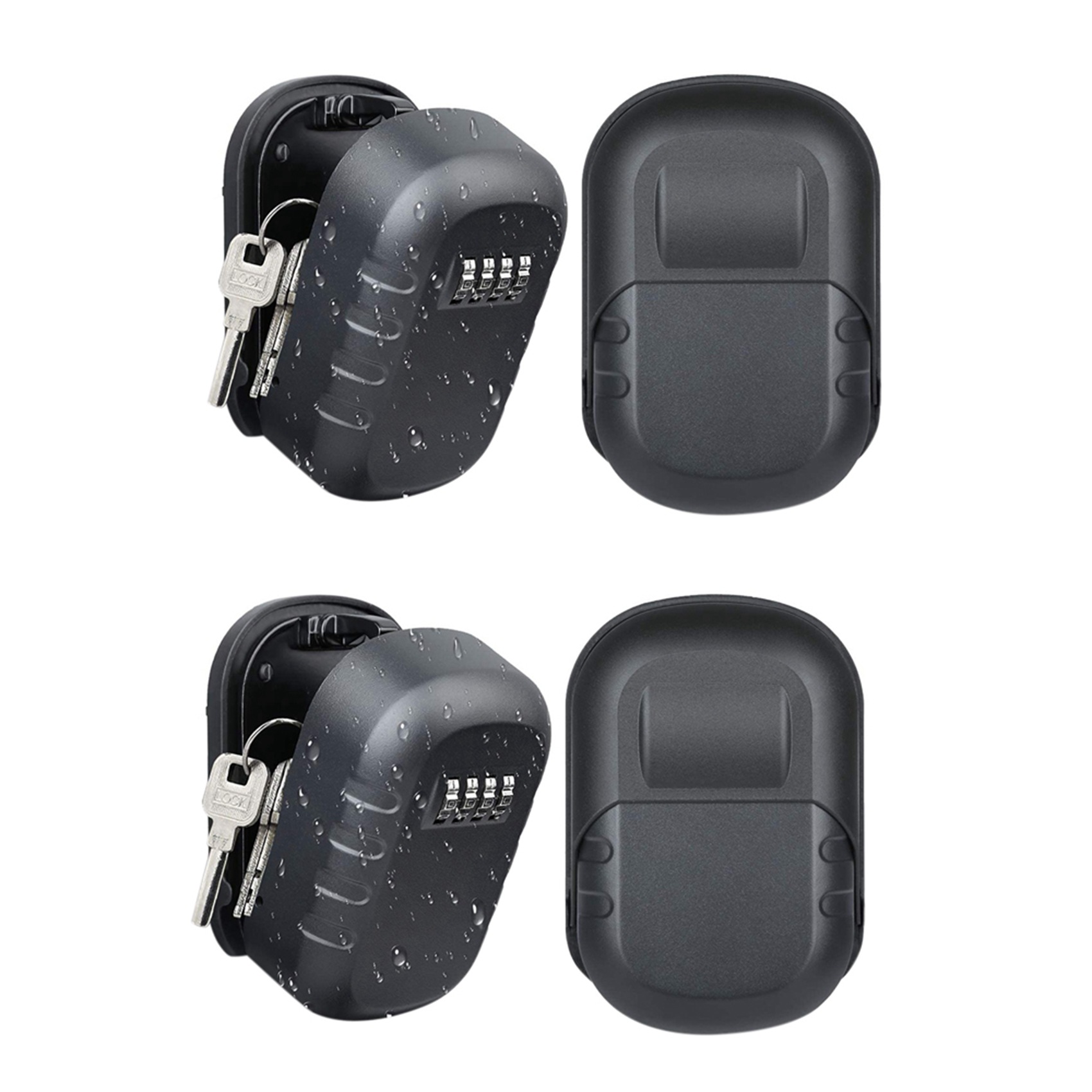 ABKN-2X Key Lock Box Wall Moun - Lockbox Key Secure ulasan dan harga