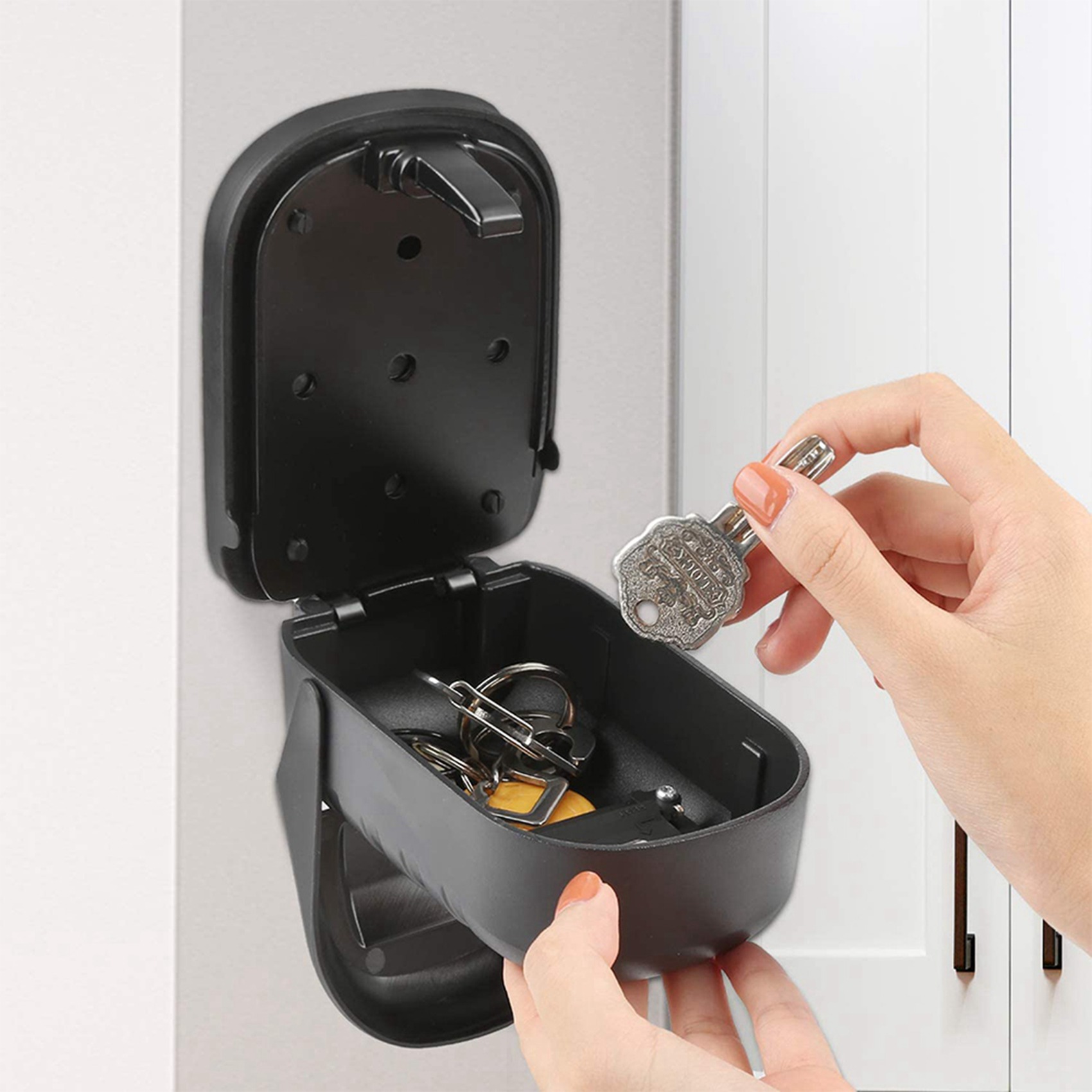 ABKN-2X Key Lock Box Wall Moun - Lockbox Key Secure ulasan dan harga