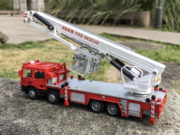 1:50 alloy engineering vehicle - Fire Escape Ladder ulasan dan harga