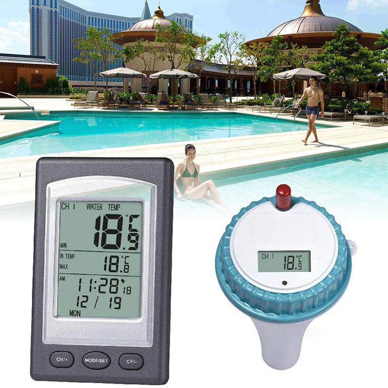 Digtal Swimming Pool Thermomet - Pool Alarm Float ulasan dan harga
