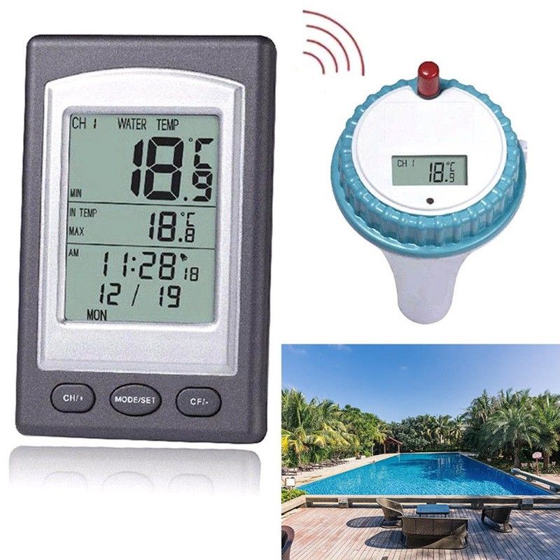 Digtal Swimming Pool Thermomet - Pool Alarm Float ulasan dan harga