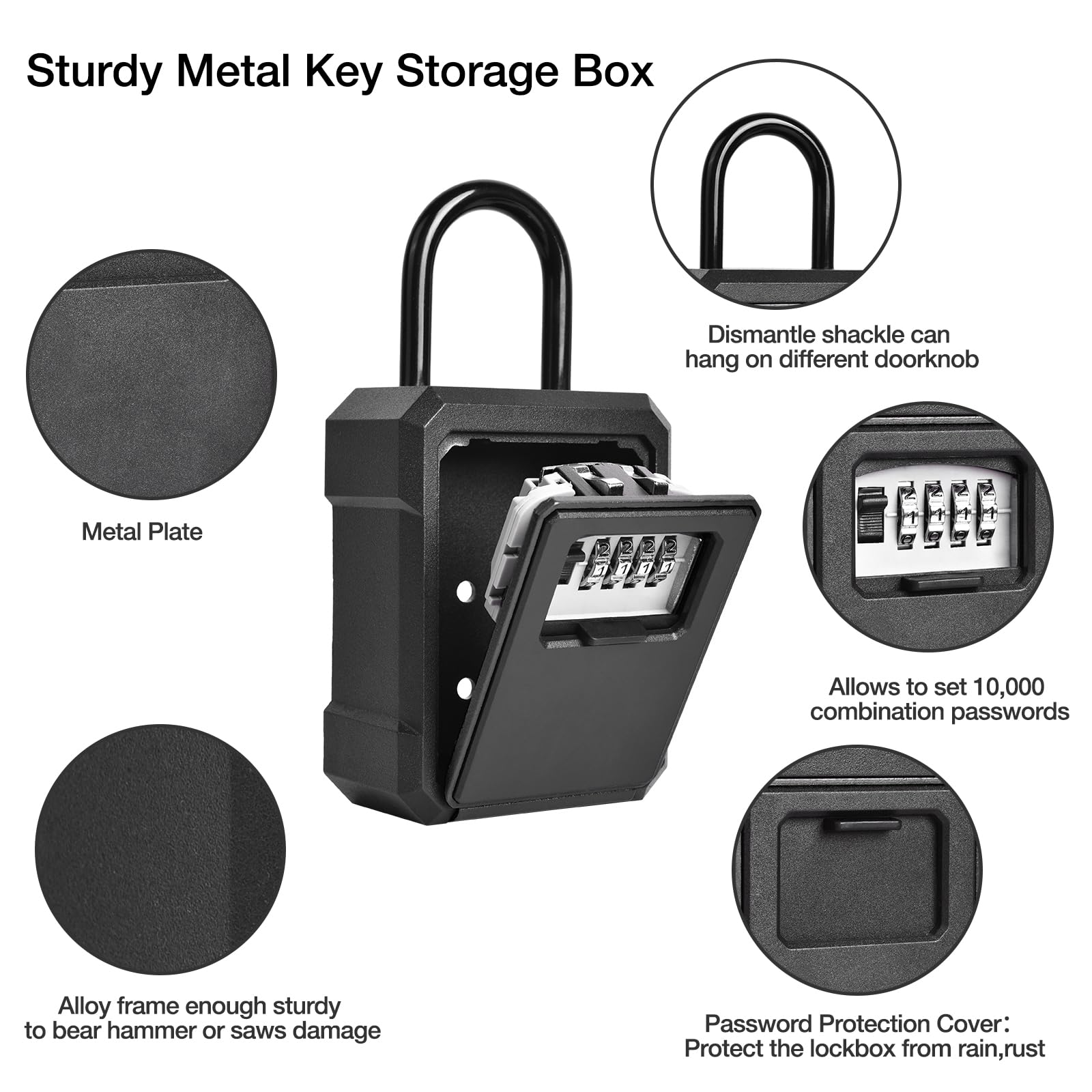 Alloy Security Key Lock Box Wa - Lockbox Key Secure ulasan dan harga