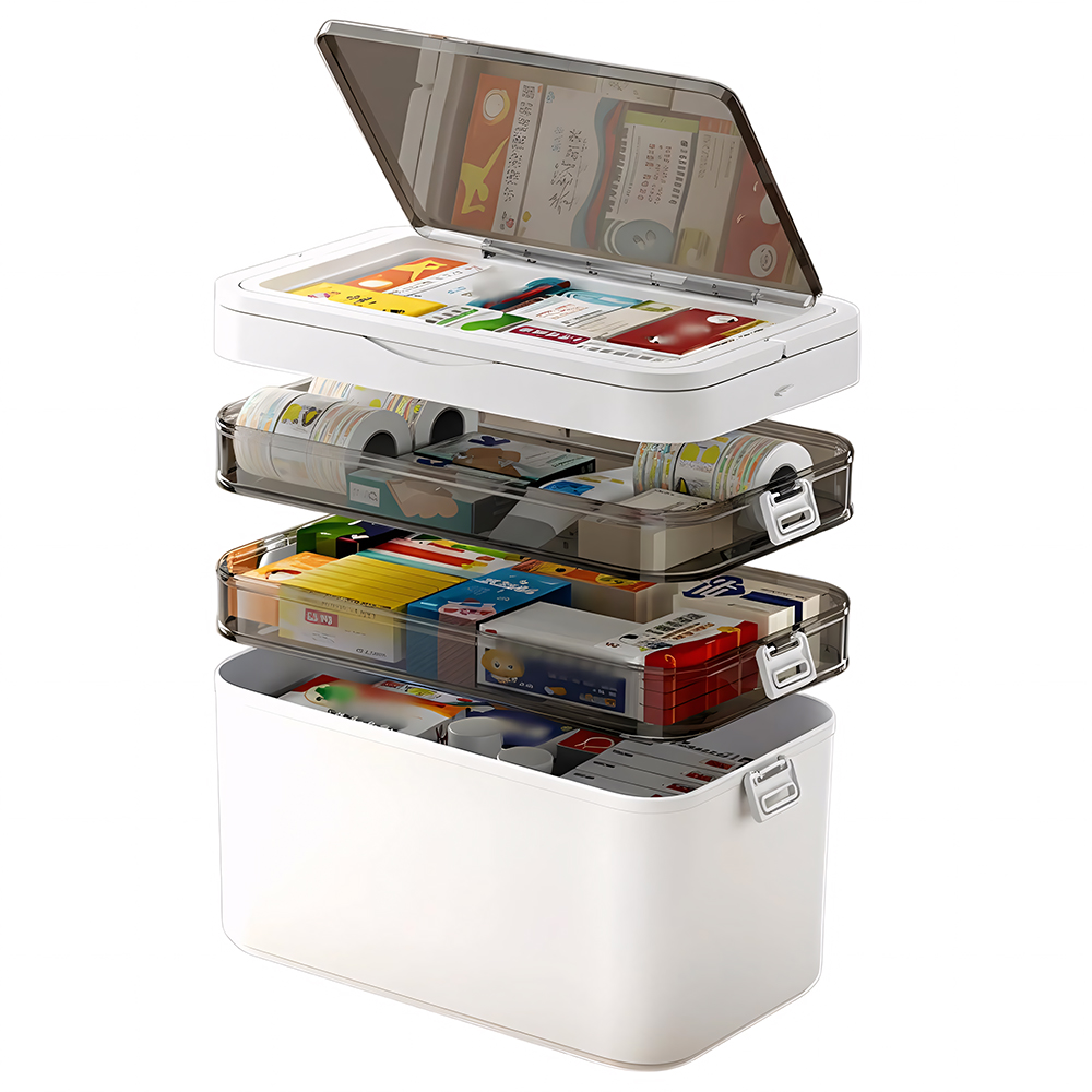 Large Capacity Multi Layer Tra - Medicine Cabinet Lock ulasan dan harga