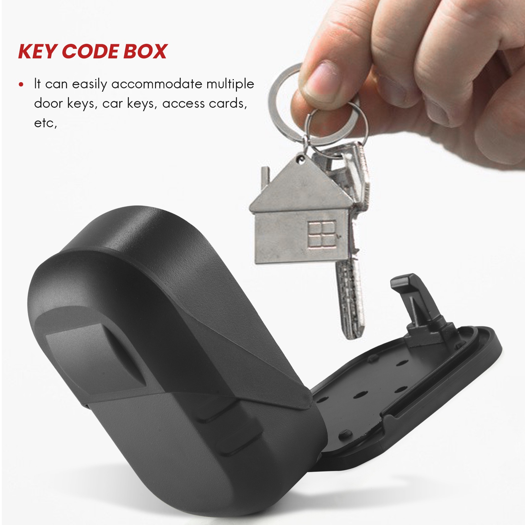 B27B Key Lock Box Wall Mount 4 - Lockbox Key Secure ulasan dan harga