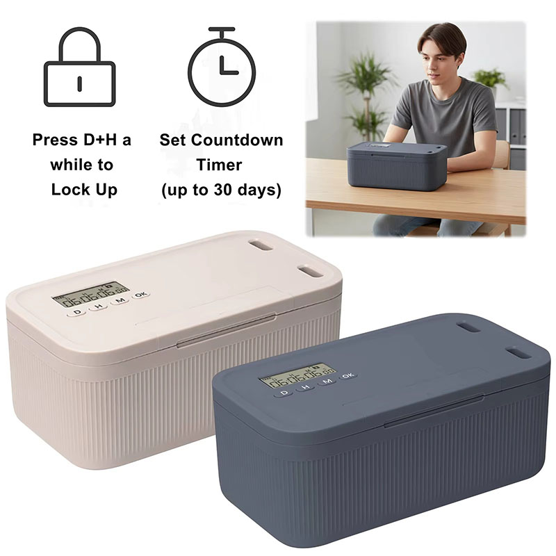 Lock Box with Timer Phone Lock - Medicine Cabinet Lock ulasan dan harga