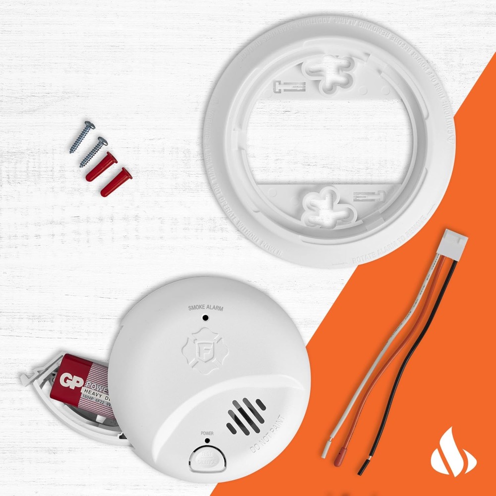 US Shipping Hardwired Intercon - Smoke Detector Interconnected ulasan dan harga