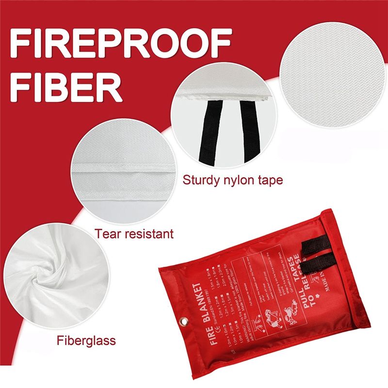 Promotion Day 2PCS Emergency F - Fire Blanket Kitchen ulasan dan harga