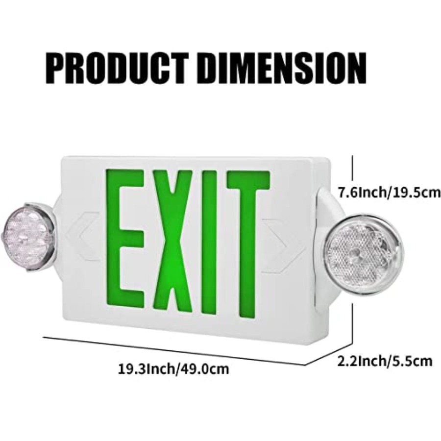 Emergency Exit Light, Adjustab - Emergency Exit Sign ulasan dan harga