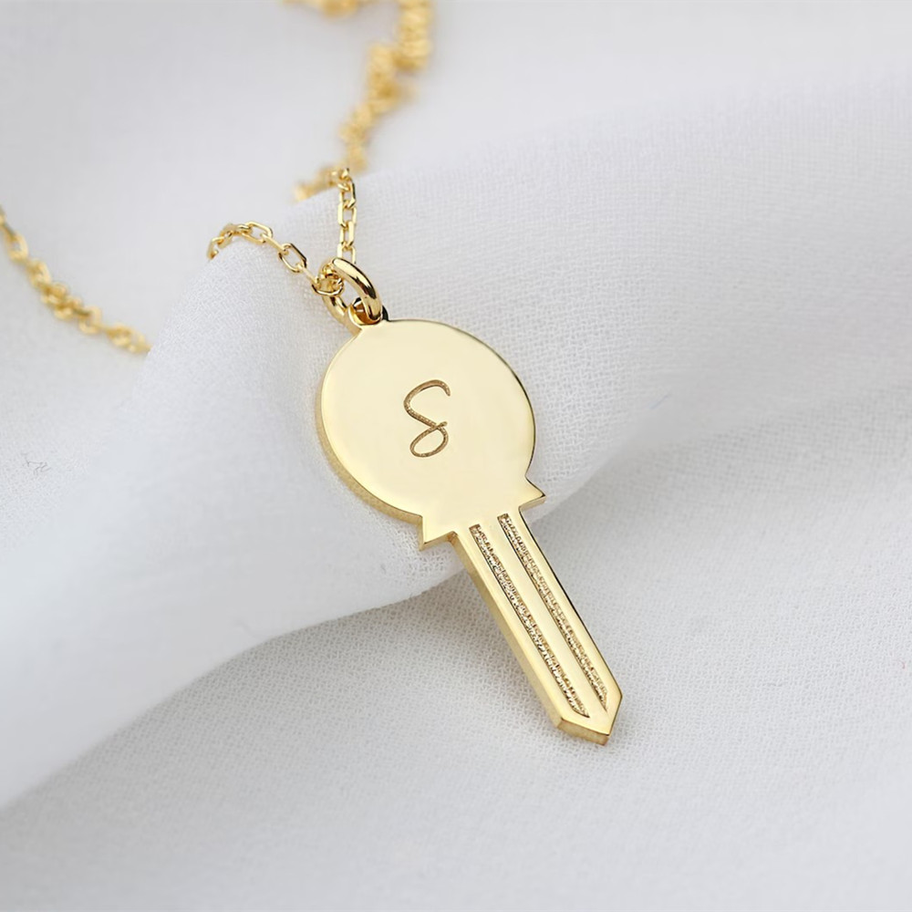 Custom Dainty Key Necklace Sta - Personal Alarm Keychain ulasan dan harga