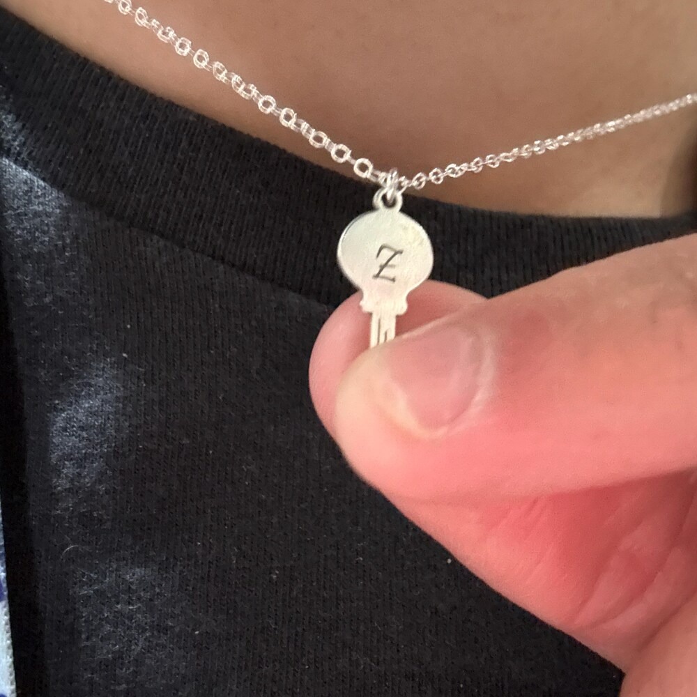 Custom Dainty Key Necklace Sta - Personal Alarm Keychain ulasan dan harga