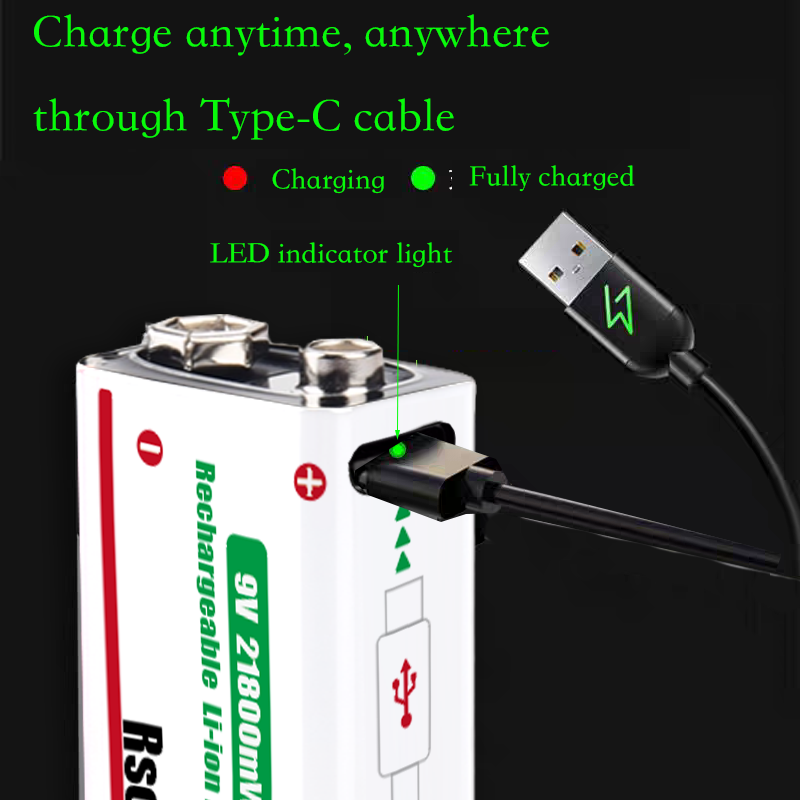 Type-C Rechargeable 9V Lithium - Smoke Detector Interconnected ulasan dan harga