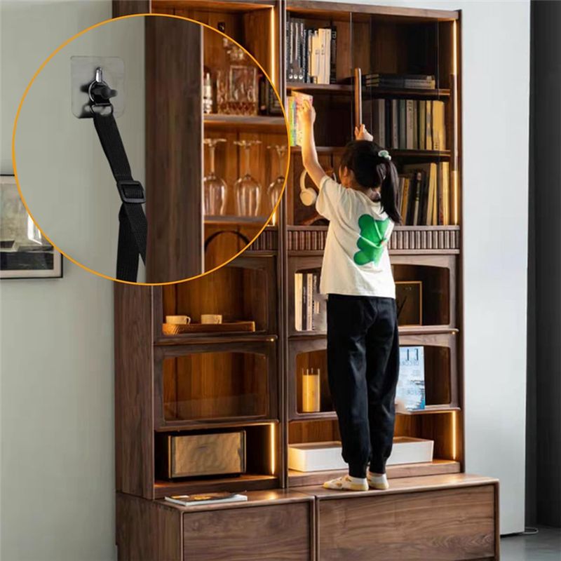 T23C No Drill Adhesive TV Safe - Earthquake Anchor Strap ulasan dan harga