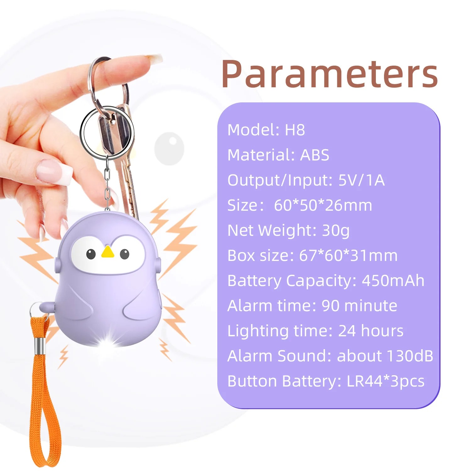 Personal Self Defense 5Pcs Ala - Personal Alarm Keychain ulasan dan harga