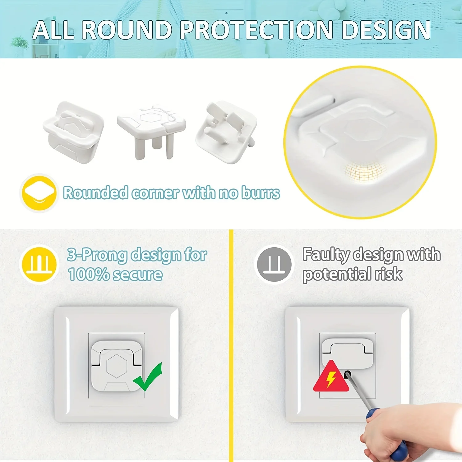 Easy Install Baby Child Electr - Outlet Cover Baby ulasan dan harga