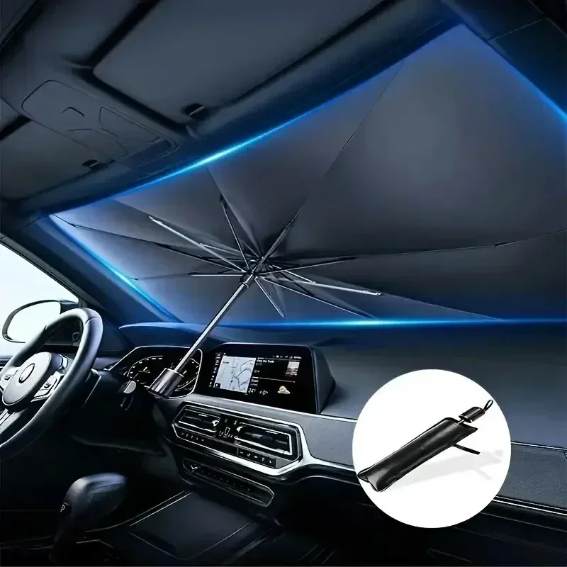 New Car Windshield SunShades U - Window Lock Bar ulasan dan harga