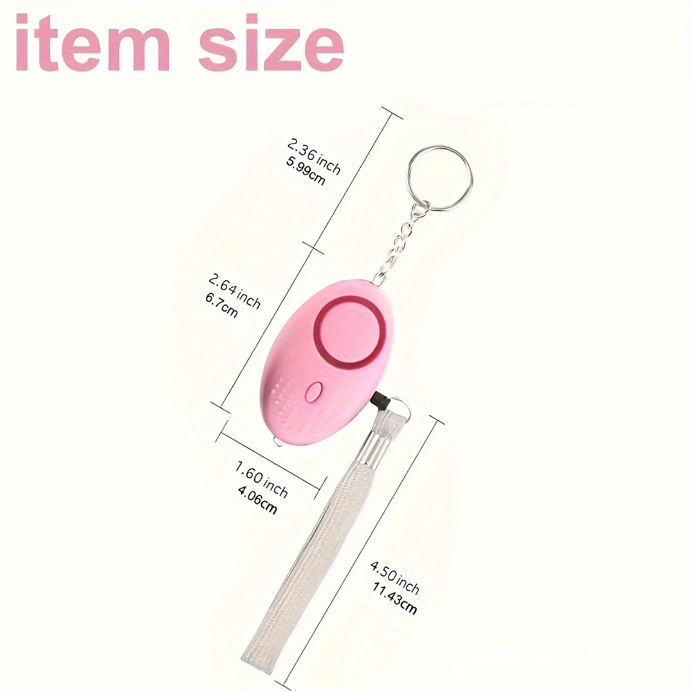 130dB Personal Safety Alarm wi - Personal Alarm Keychain ulasan dan harga