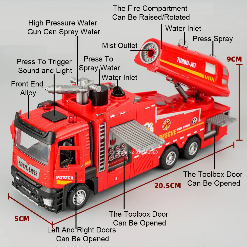 1:32 Scale Water Spray Fire Tr - Fire Escape Ladder ulasan dan harga