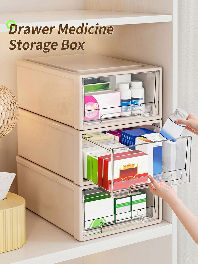 Large Capacity Medicine Organi - Medicine Cabinet Lock ulasan dan harga
