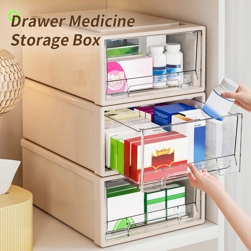 Large Capacity Medicine Organi - Medicine Cabinet Lock ulasan dan harga