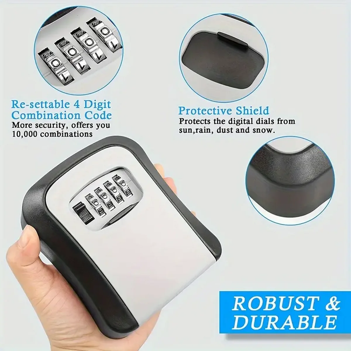 Waterproof Portable Combinatio - Lockbox Key Secure ulasan dan harga