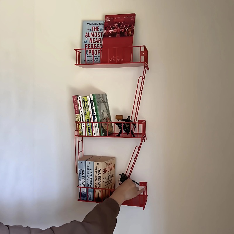 Fire Escape Wall Shelf, 3-Tier - Fire Escape Ladder ulasan dan harga