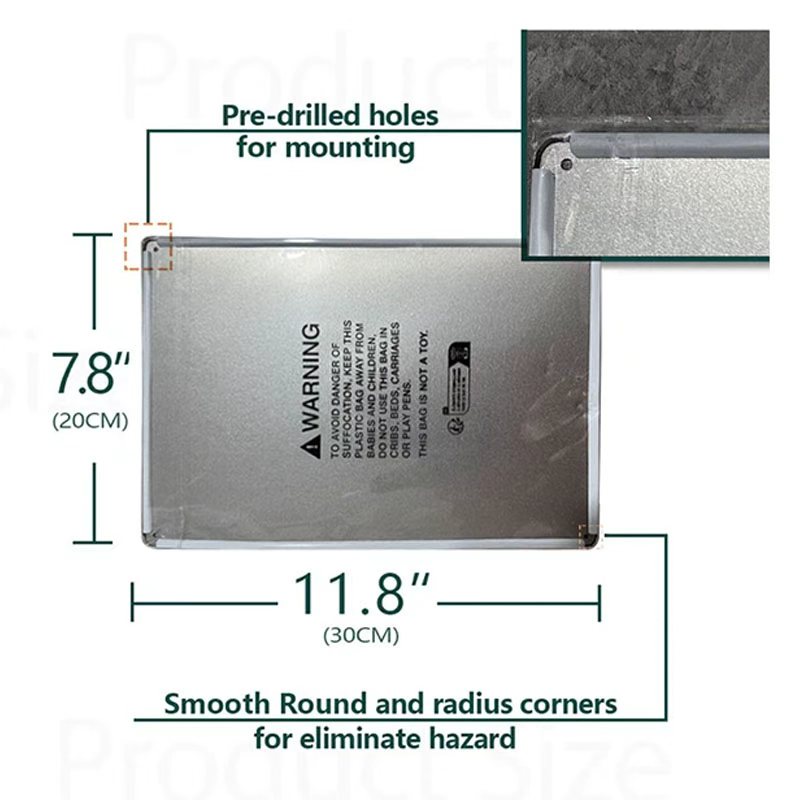 （2D Tin painting）Vintage Metal - Emergency Exit Sign ulasan dan harga