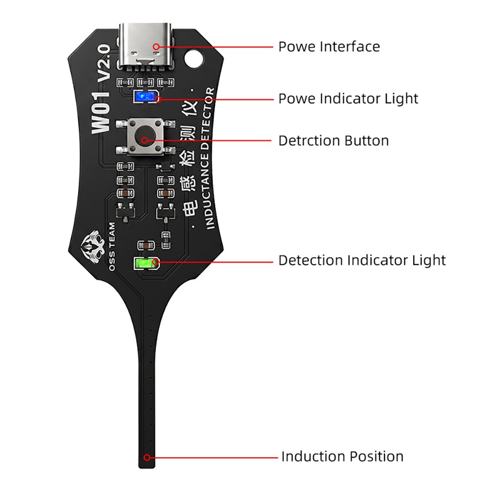 W01 Inductor Detector Tool Mot - Co Detector Plug ulasan dan harga