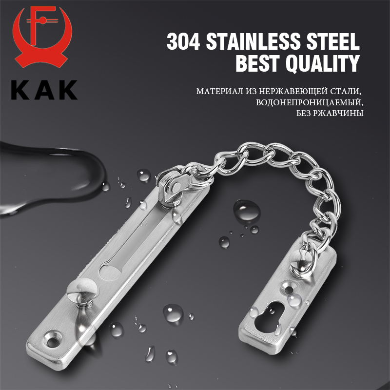 KAK 304 Stainless Steel Securi - Security Chain Door ulasan dan harga