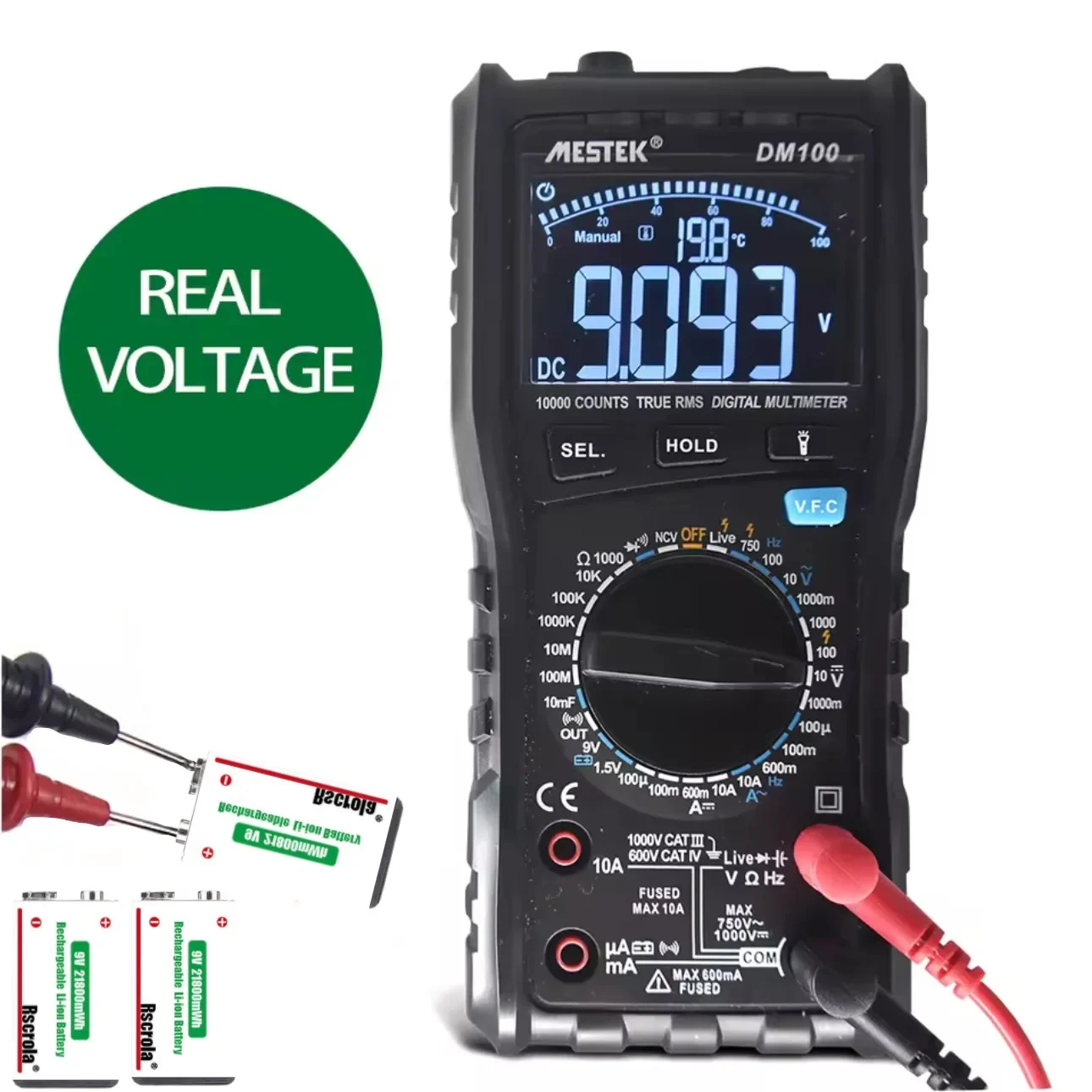 9V 21800mWh Rechargeable Lithi - Smoke Detector Interconnected ulasan dan harga