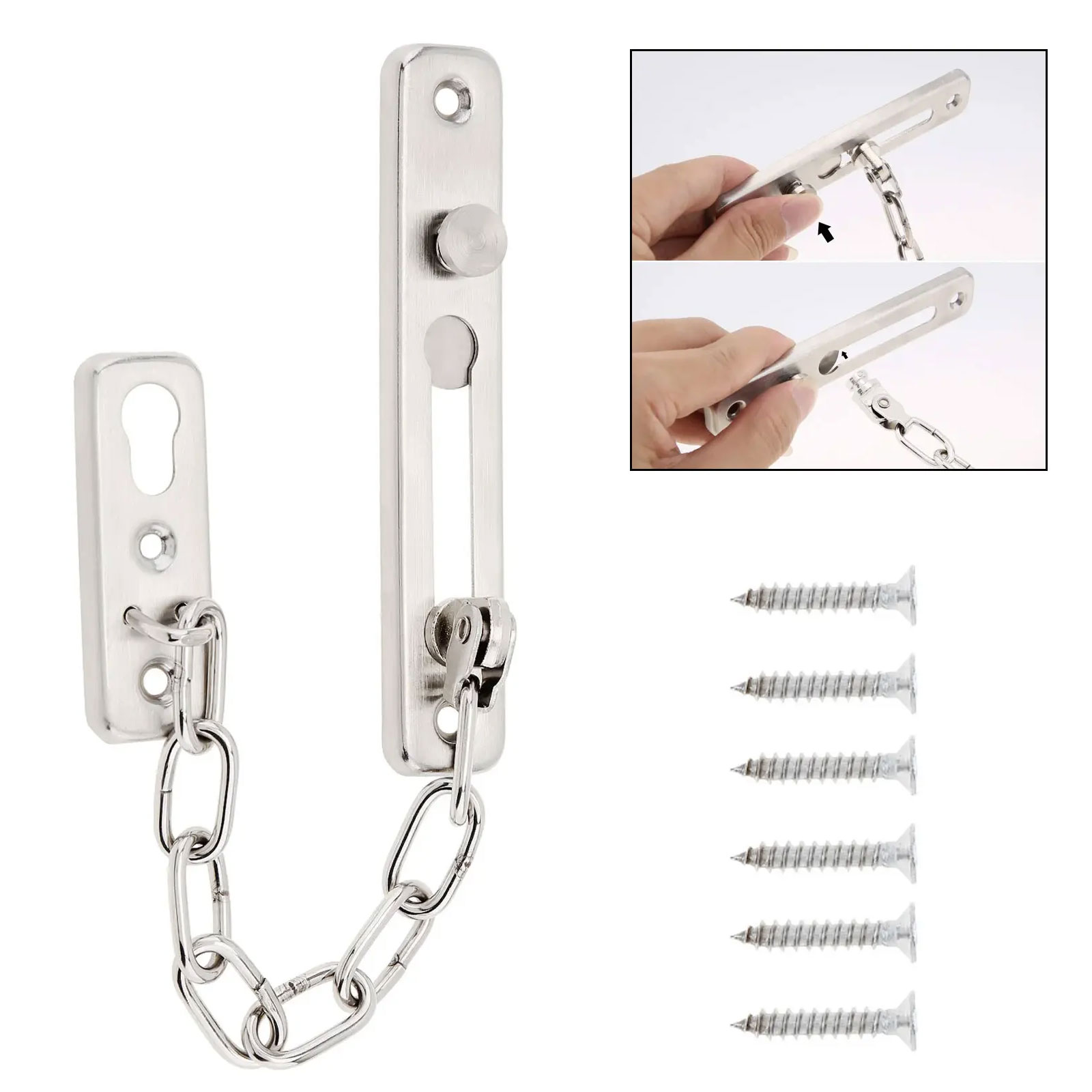 Solid Security Door Sliding Ch - Security Chain Door ulasan dan harga
