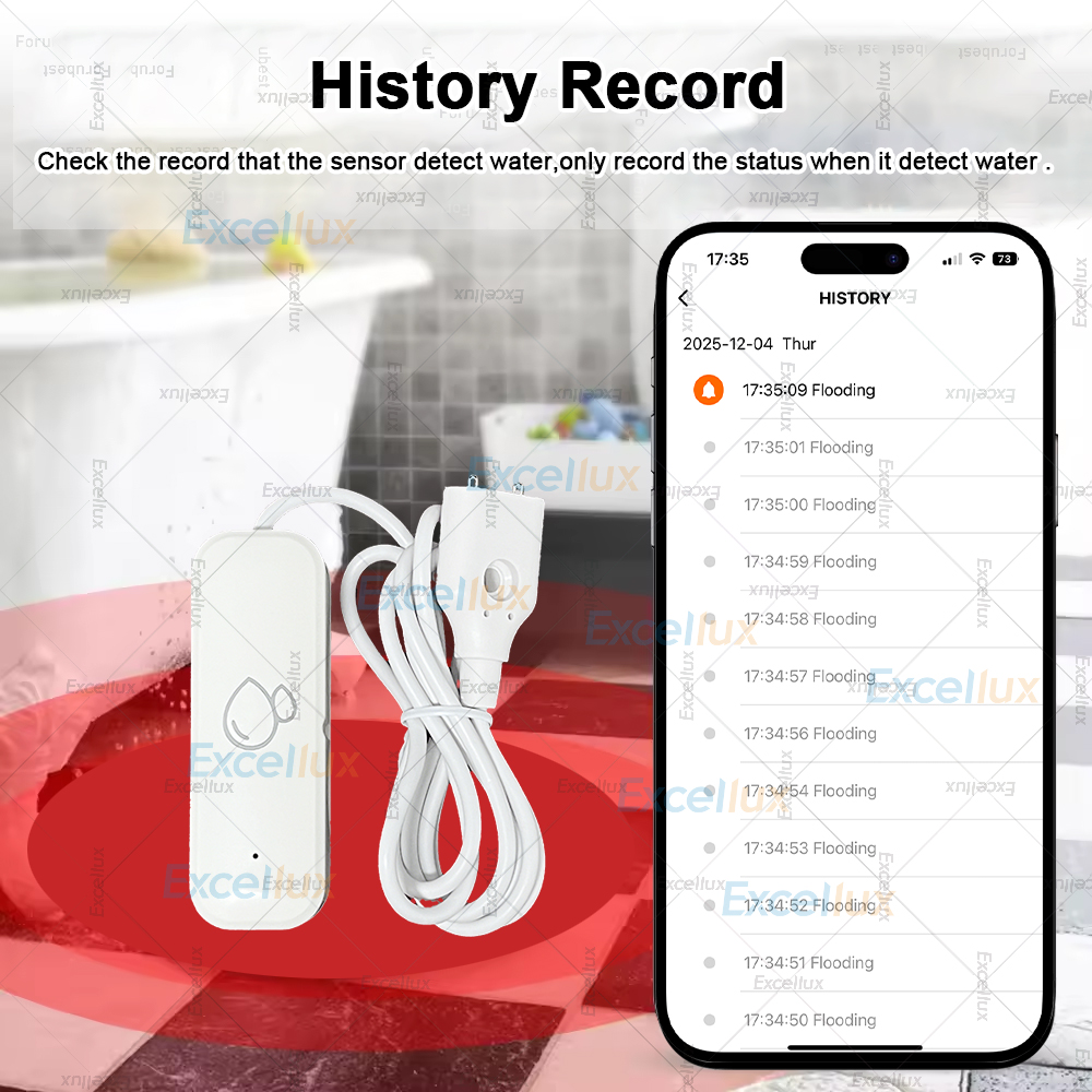 Zigbee Smart Water Leak Sensor - Water Alarm Sensor ulasan dan harga