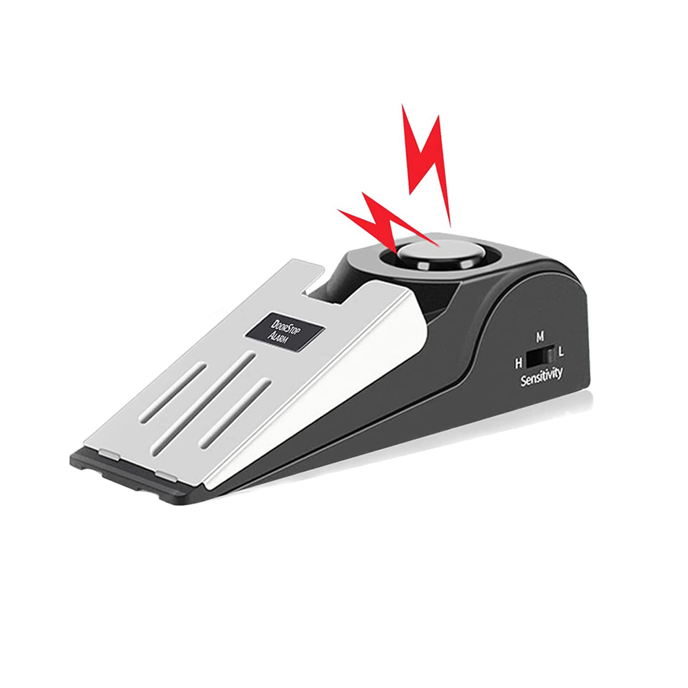 1Pc Door Stopper Alarm Portabl - Door Stop Alarm ulasan dan harga