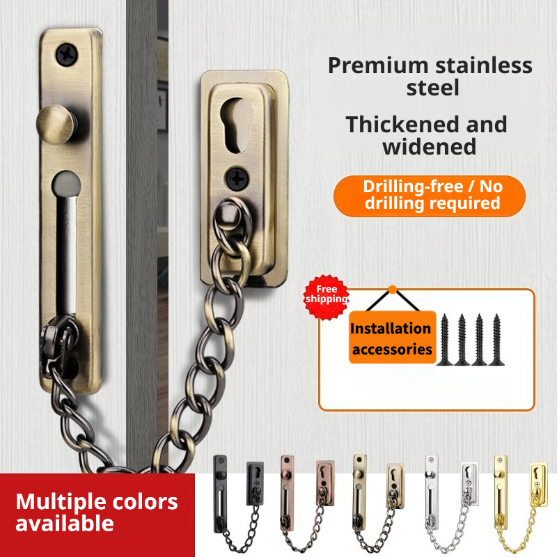 Door Chain Lock Stainless Stee - Security Chain Door ulasan dan harga