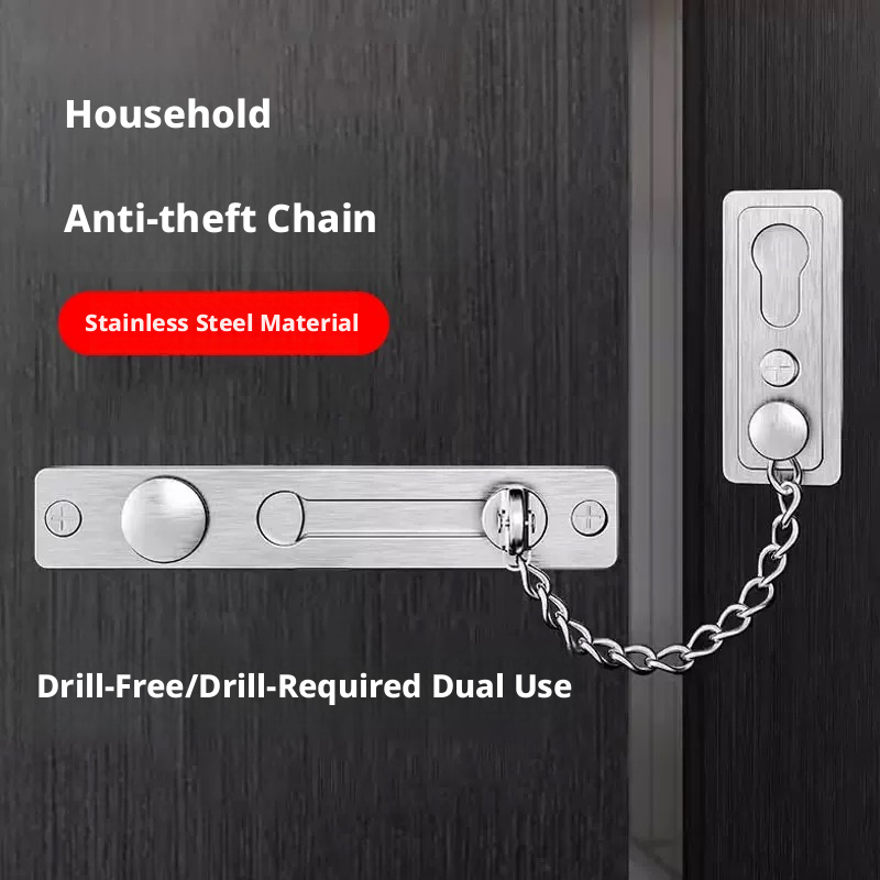 Door Chain Lock Stainless Stee - Security Chain Door ulasan dan harga
