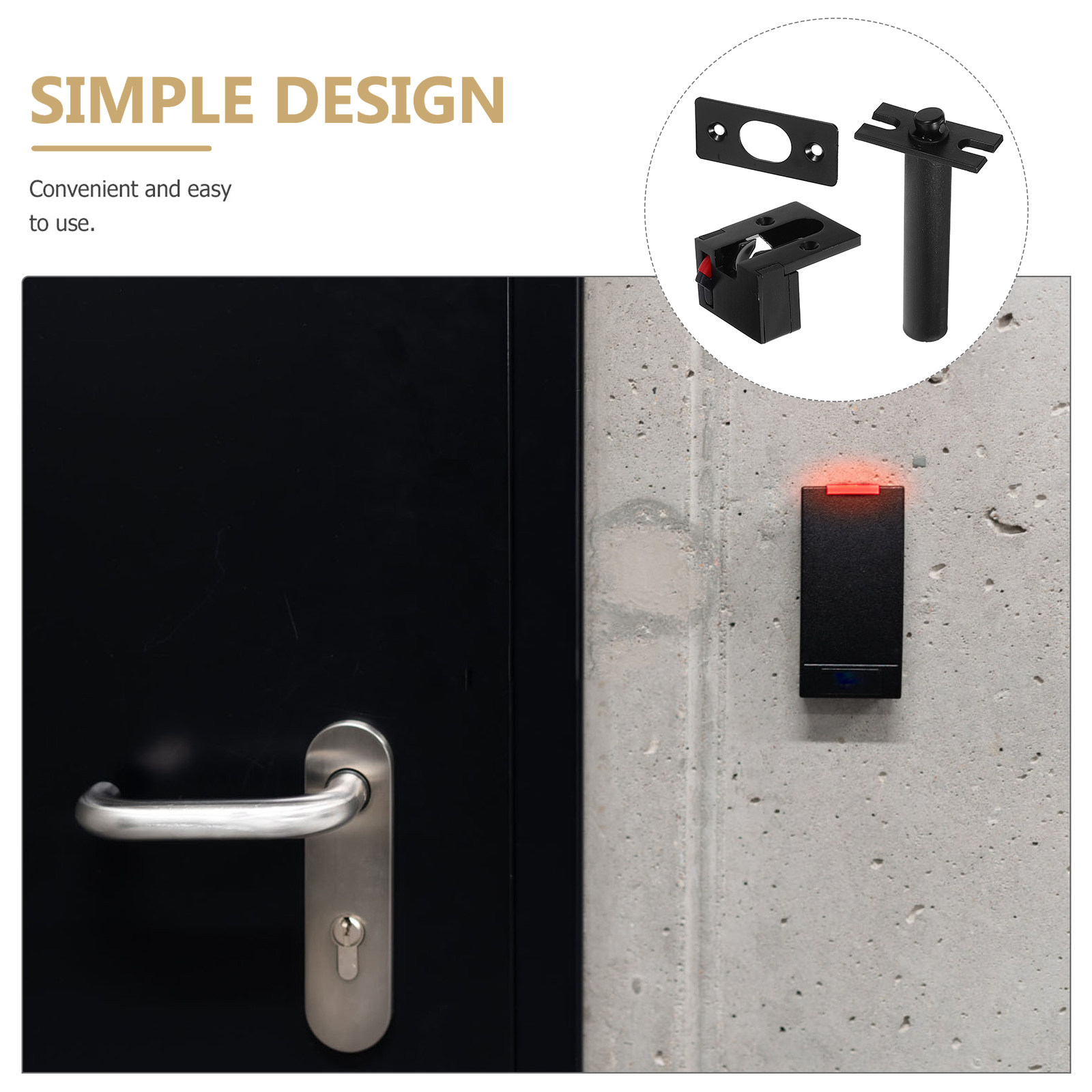 1Set Concealed Stainless Steel - Security Chain Door ulasan dan harga