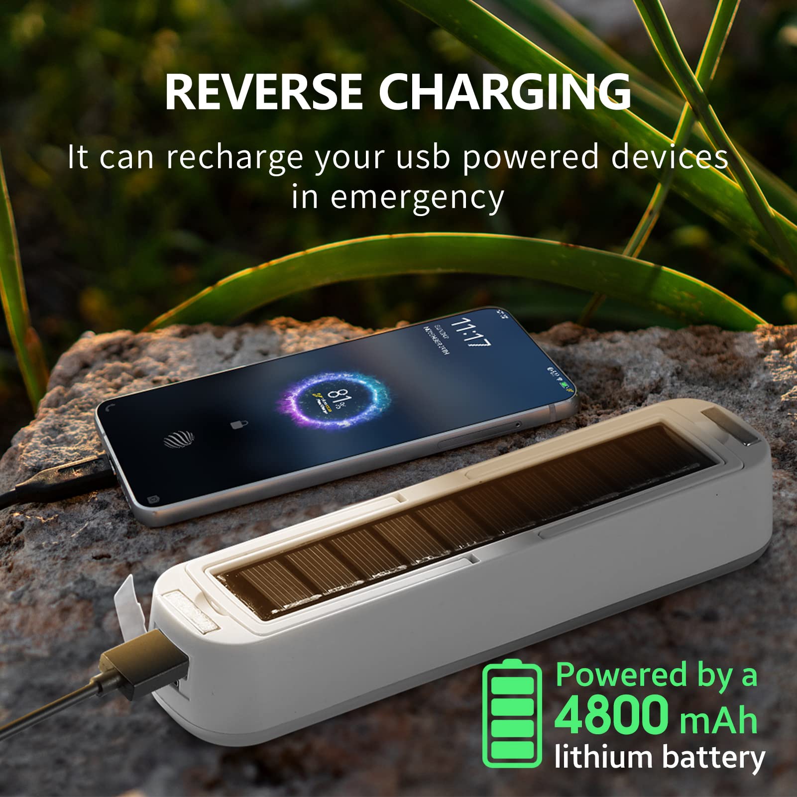 Solar Rechargeable Camping Lan - Power Outage Light ulasan dan harga