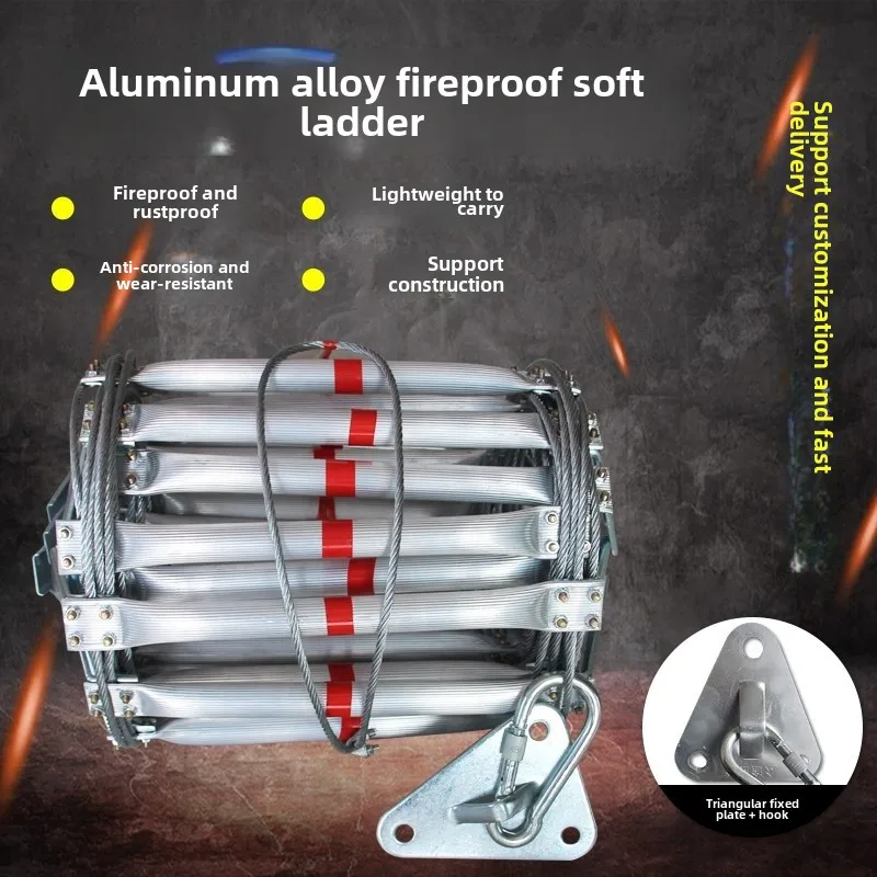Durable3M Soft Rope Ladder Hou - Fire Escape Ladder ulasan dan harga