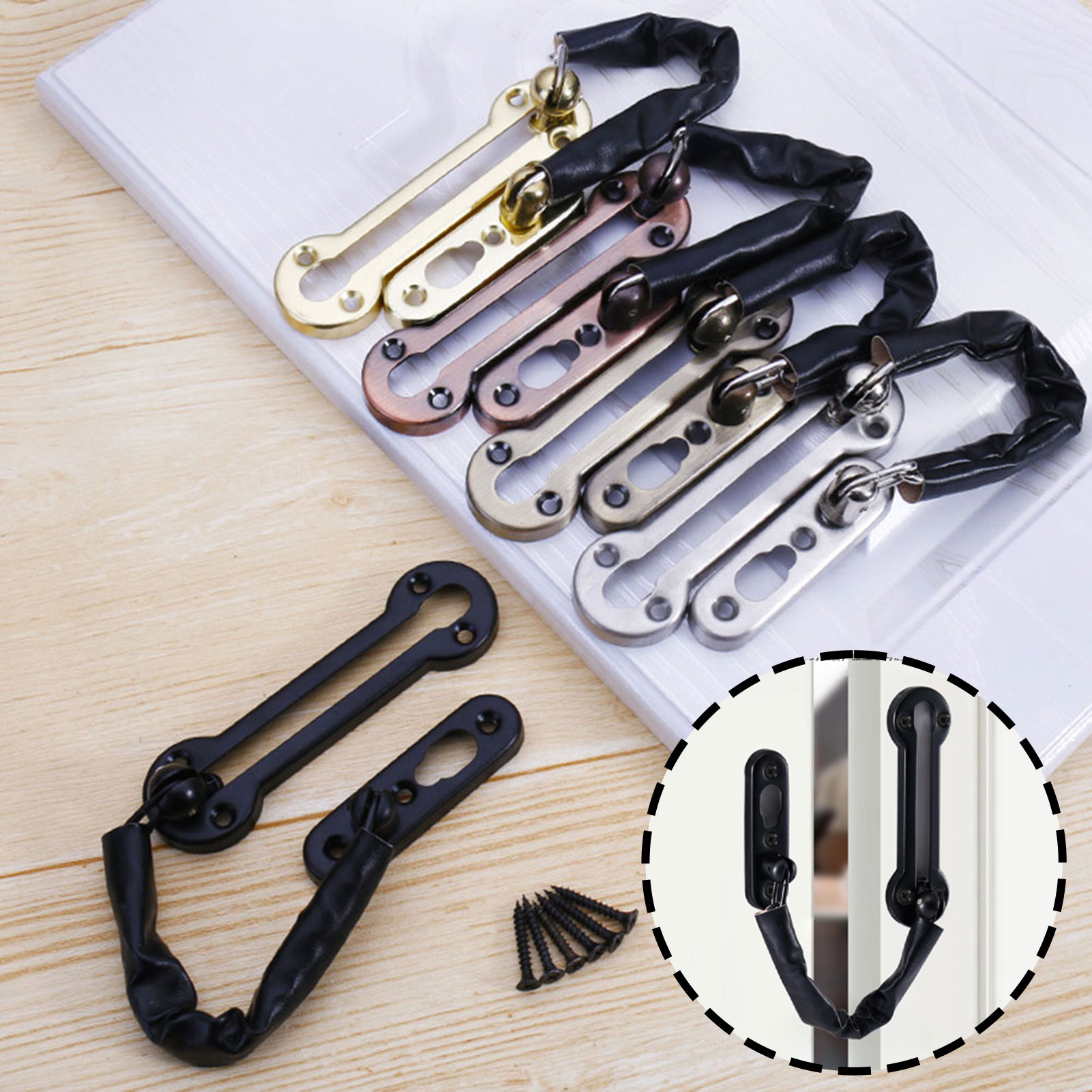 Anti-Theft Chain Door Lock Doo - Security Chain Door ulasan dan harga