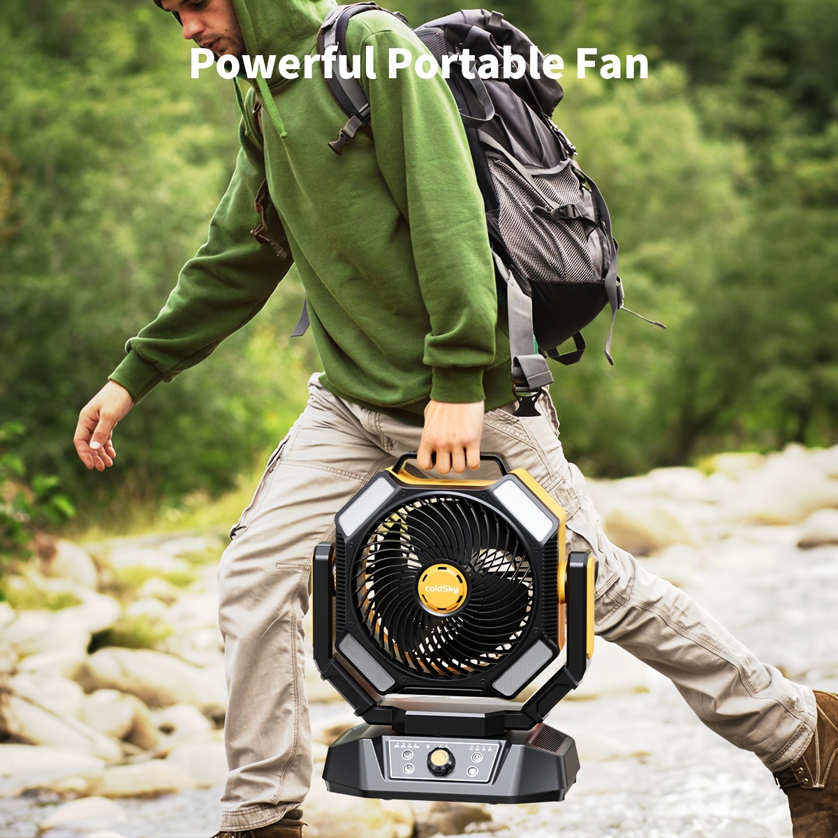 coldSky  Camping Fan, Battery  - Power Outage Light ulasan dan harga