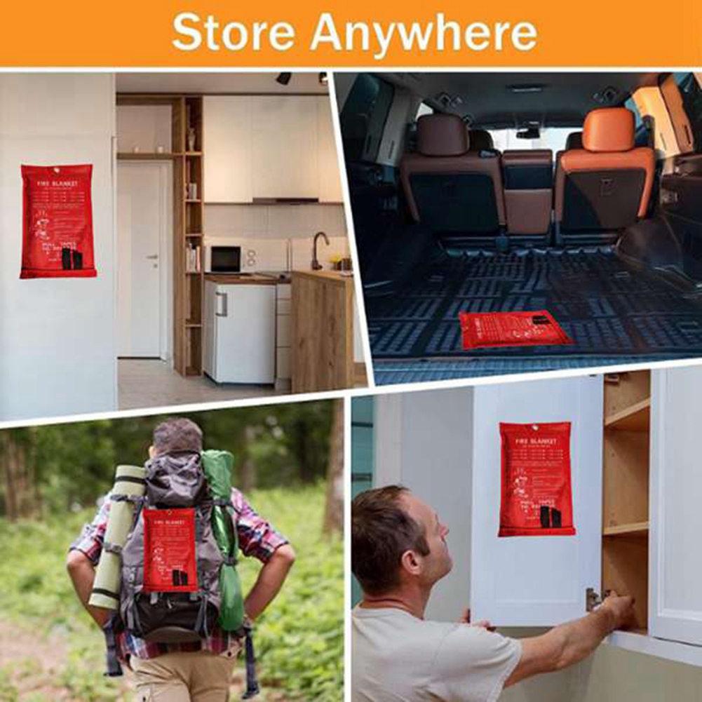 A40Z-Emergency Fire Blanket, F - Fire Blanket Kitchen ulasan dan harga