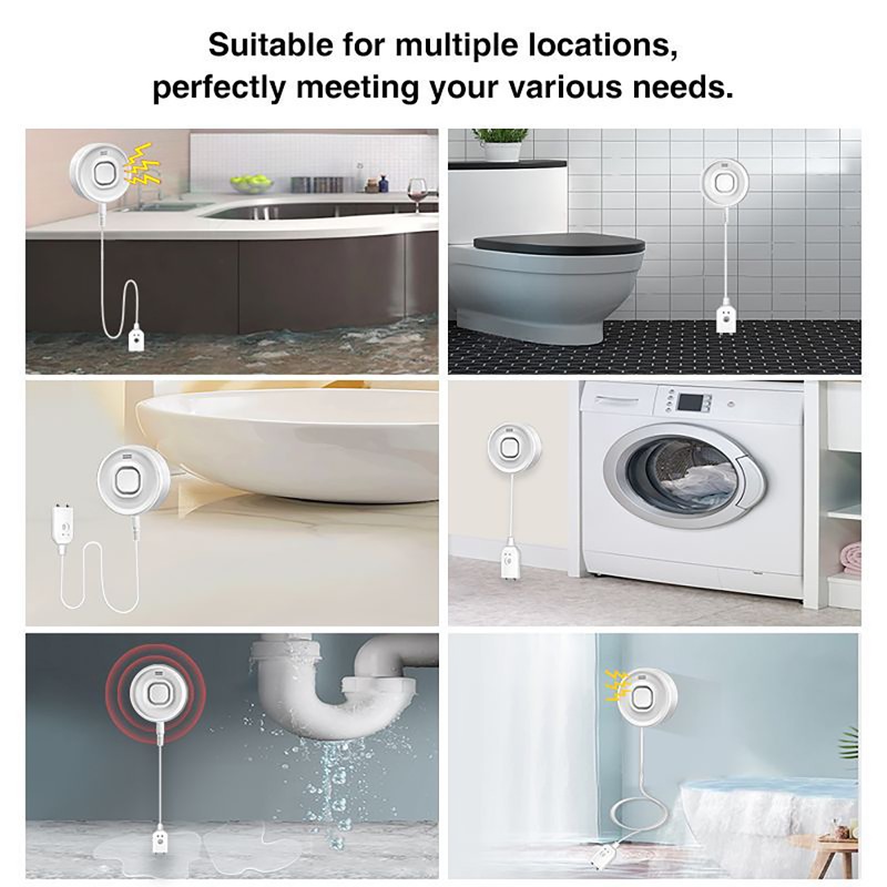 Tuya WIFI Water Leak Detector  - Water Alarm Sensor ulasan dan harga