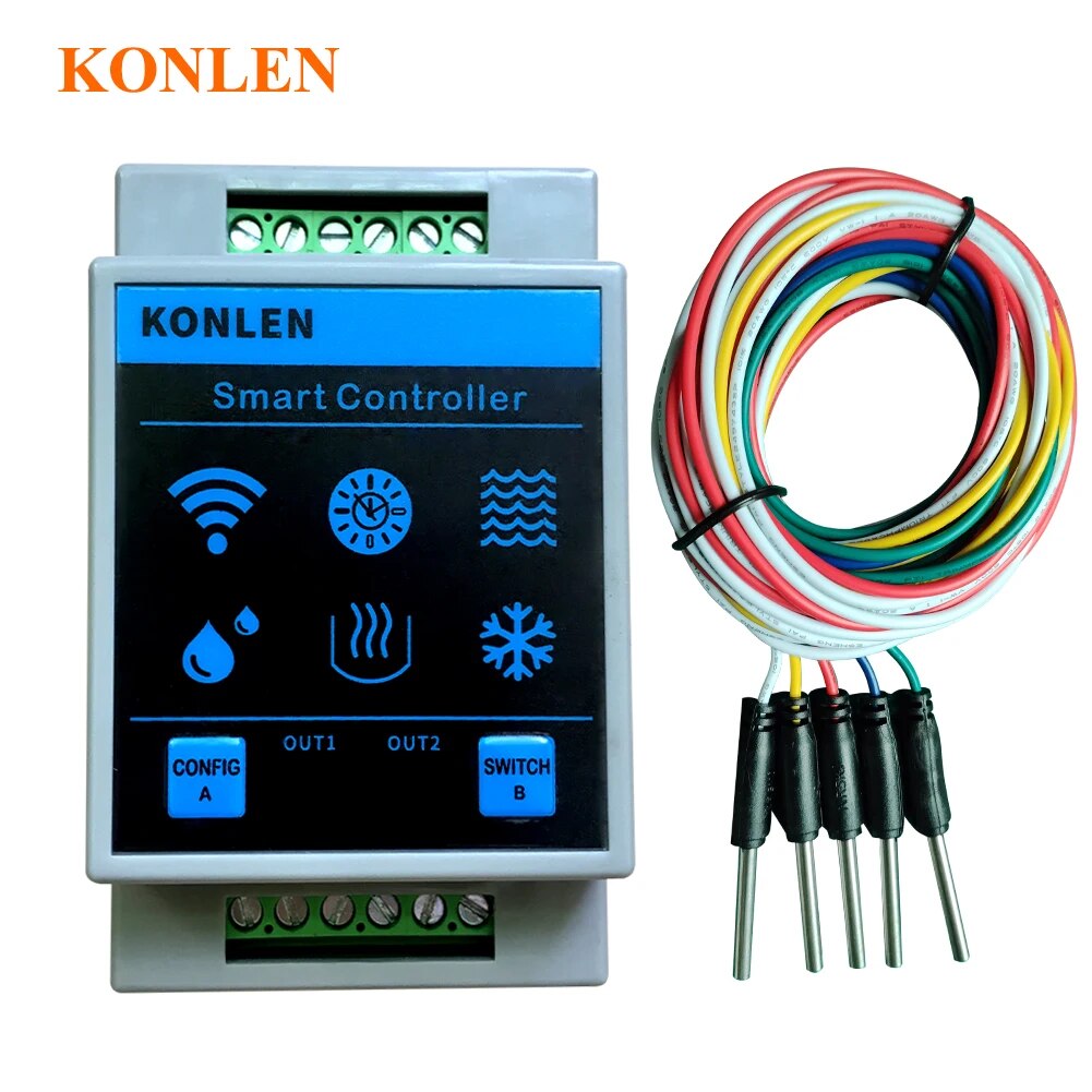 KONLEN Tuya Water Level Sensor - Water Alarm Sensor ulasan dan harga