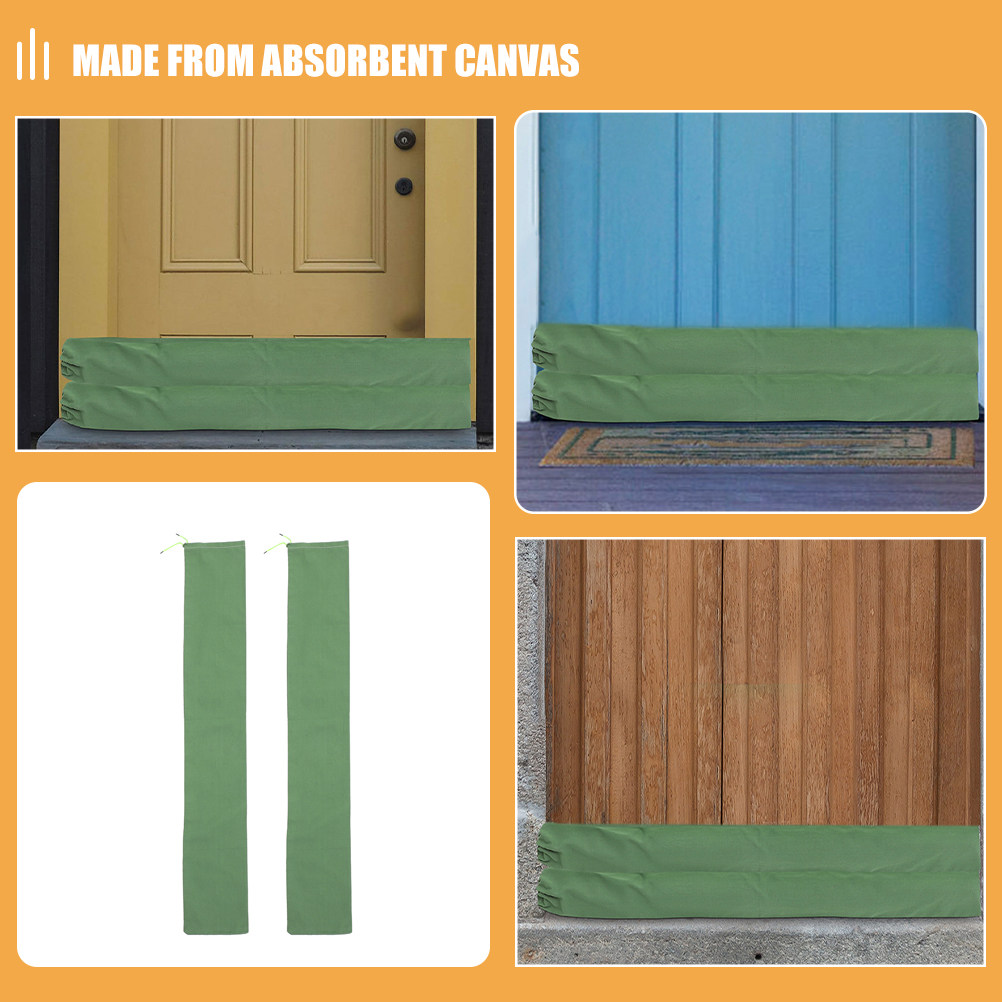 2Pcs Long Canvas Sand Bags Reu - Flood Barrier Bag ulasan dan harga