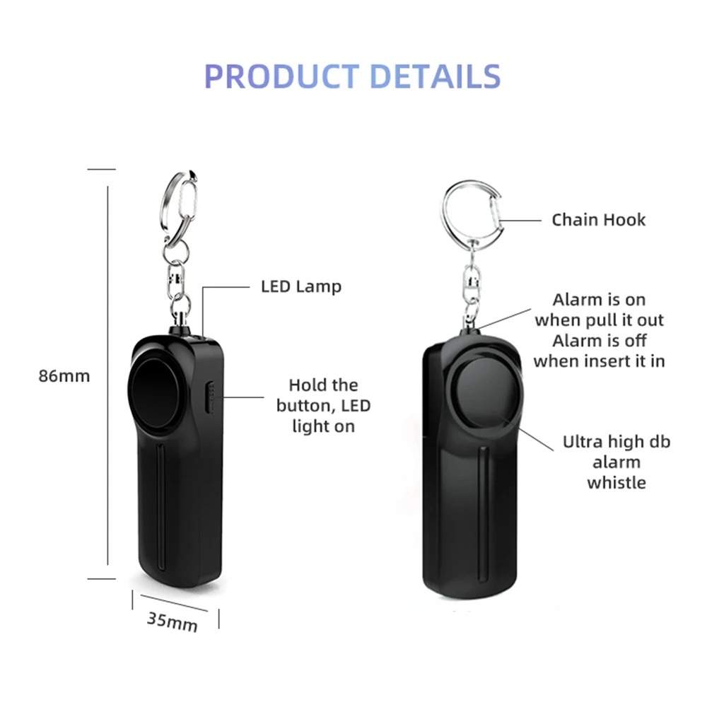 Self Defense Alarm 130dB Ultra - Personal Alarm Keychain ulasan dan harga